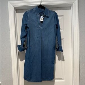 J. McLaughlin Indigo Long Sleeve Dress